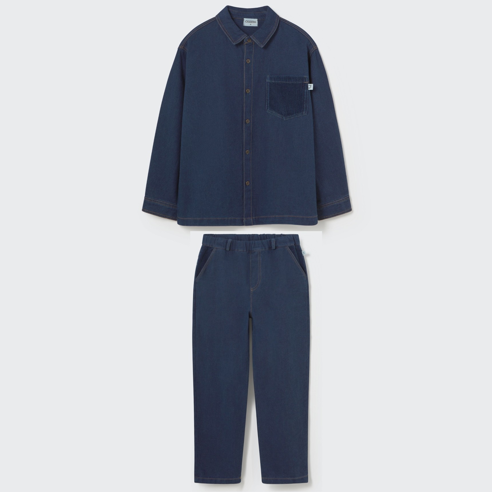 Greg Shirt & James Pants Dobby Denim