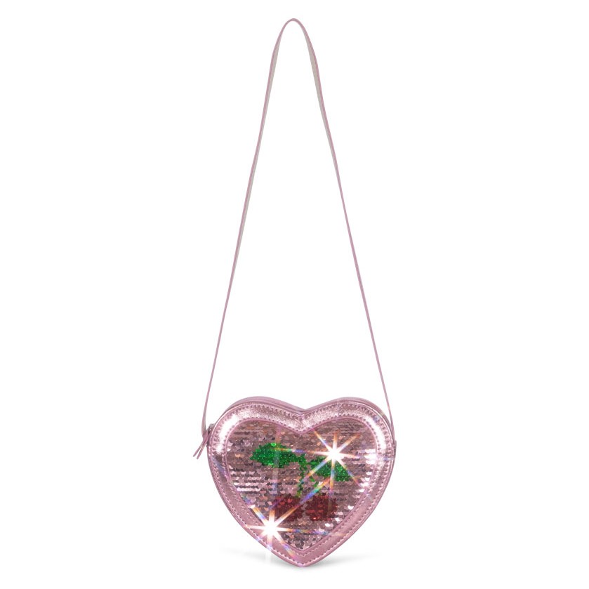 Tut Heart Sequin Bag | Rose