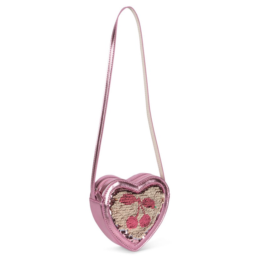 Tut Heart Sequin Bag | Rose
