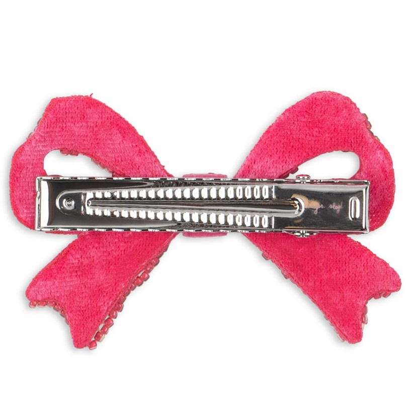 2 Pack Pearly Bow Hairclip | Bubblegum