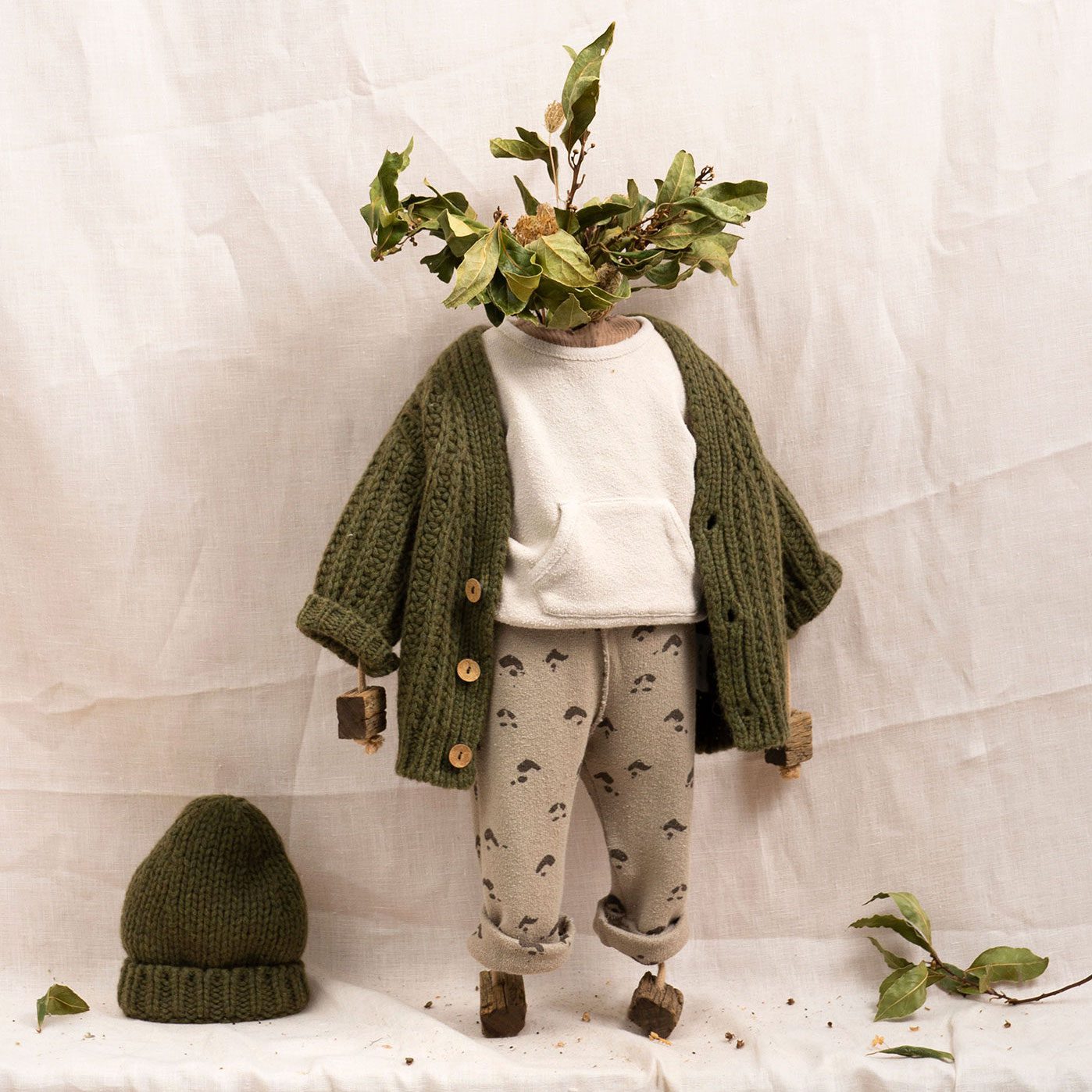 Knitted Sweater | Pea