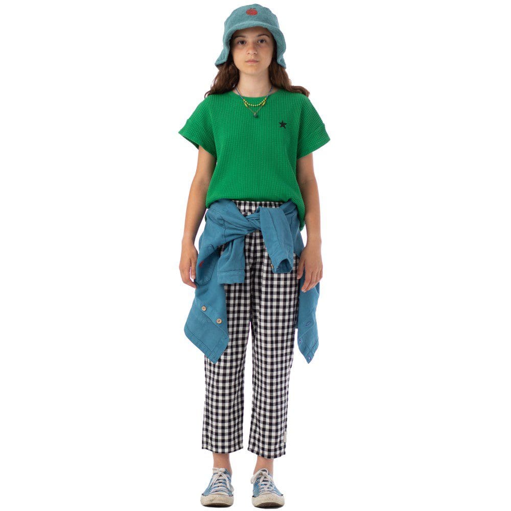 T-shirt | Green W/ Black Logo Print