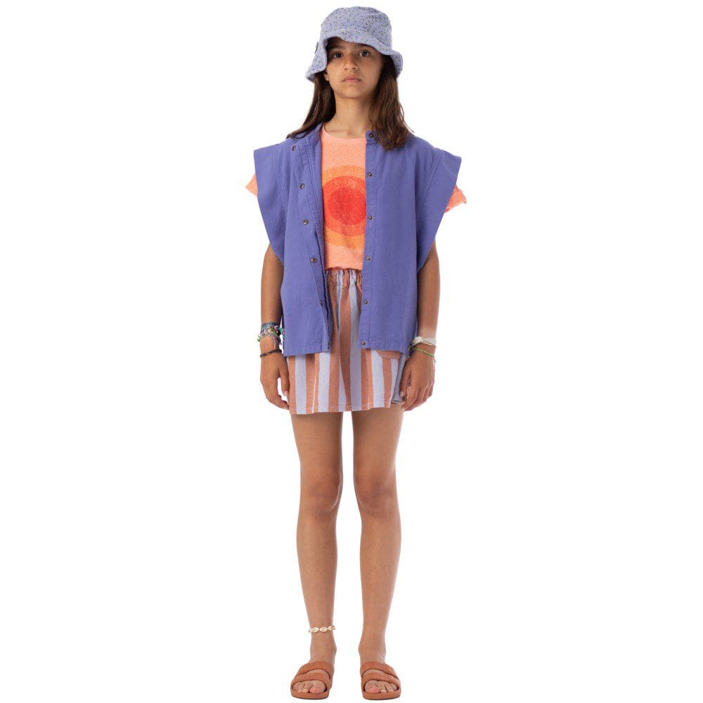 Sleeveless Waistcoat | Purple W/ 