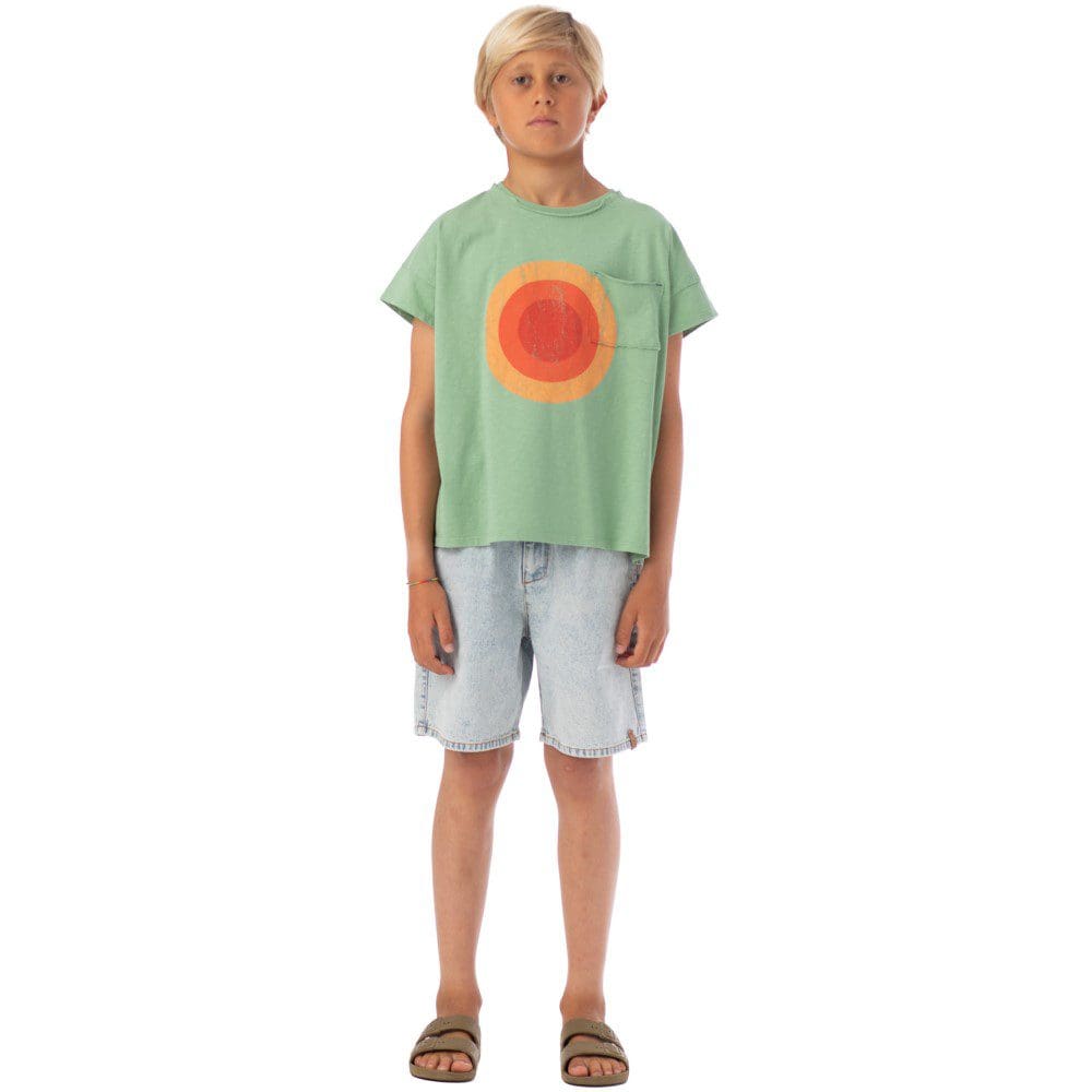 Boy Shorts | Washed Blue Denim