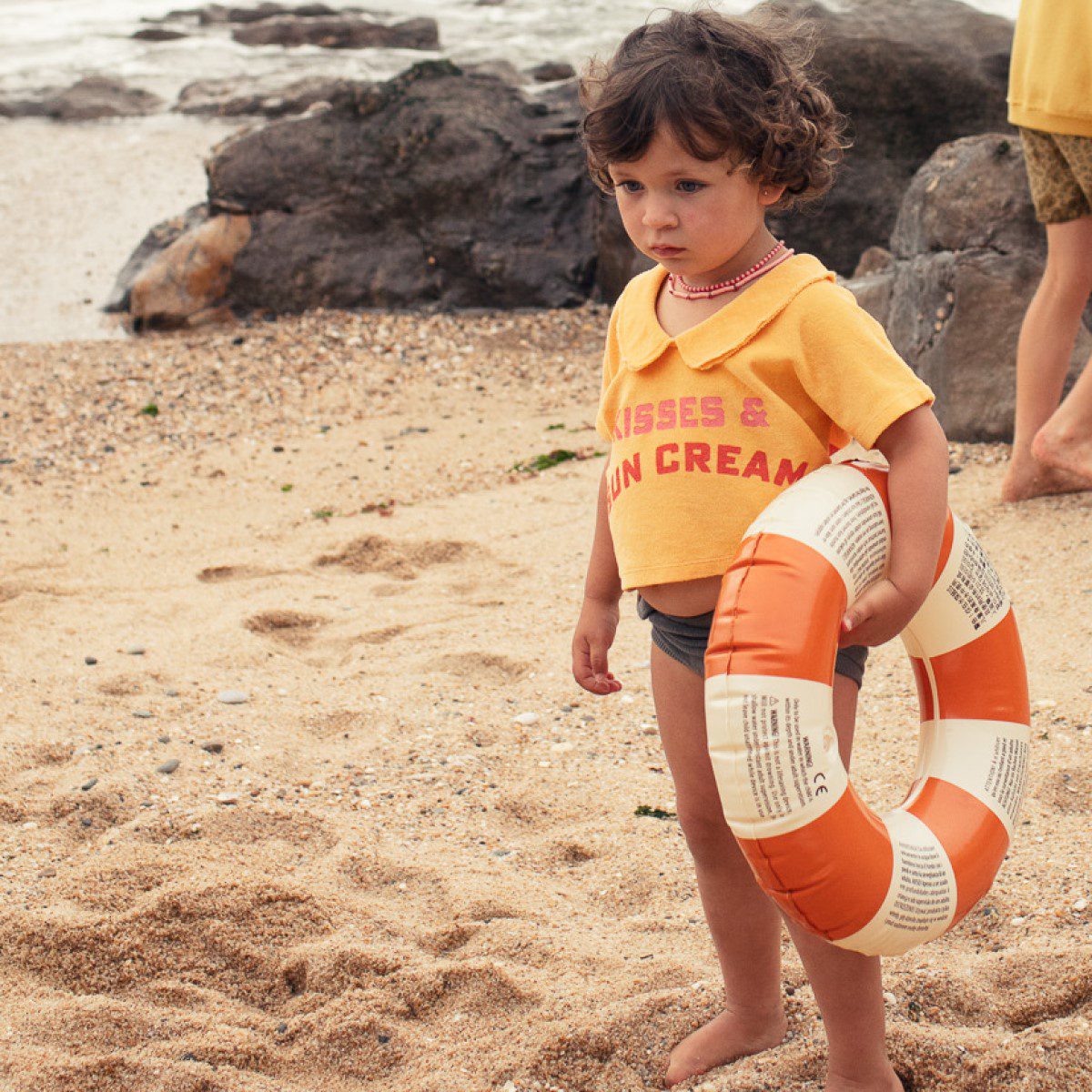 T-Shirt W/ Collar | Yellow with 