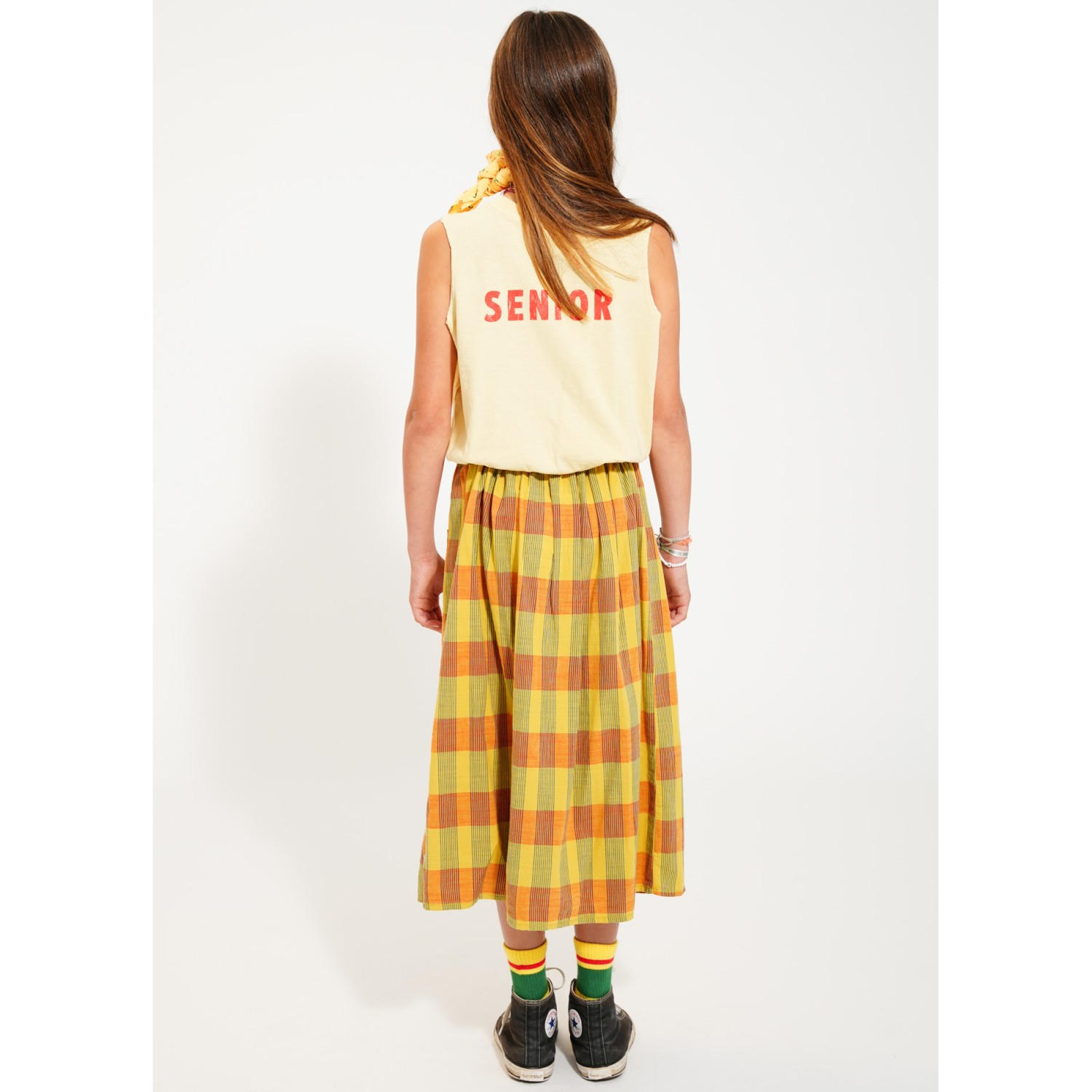 Sleeveless Top | Sand W/ Cherry Print