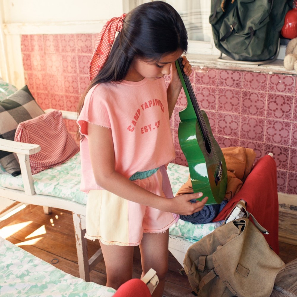 Sleeveless Tshirt | Pink W/ 