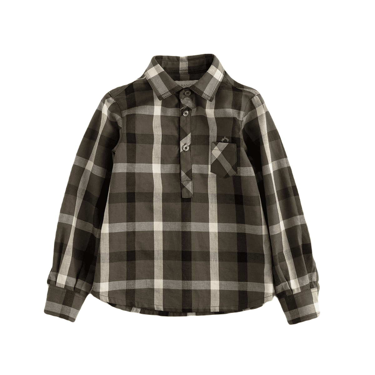Khaki Green Check Shirt