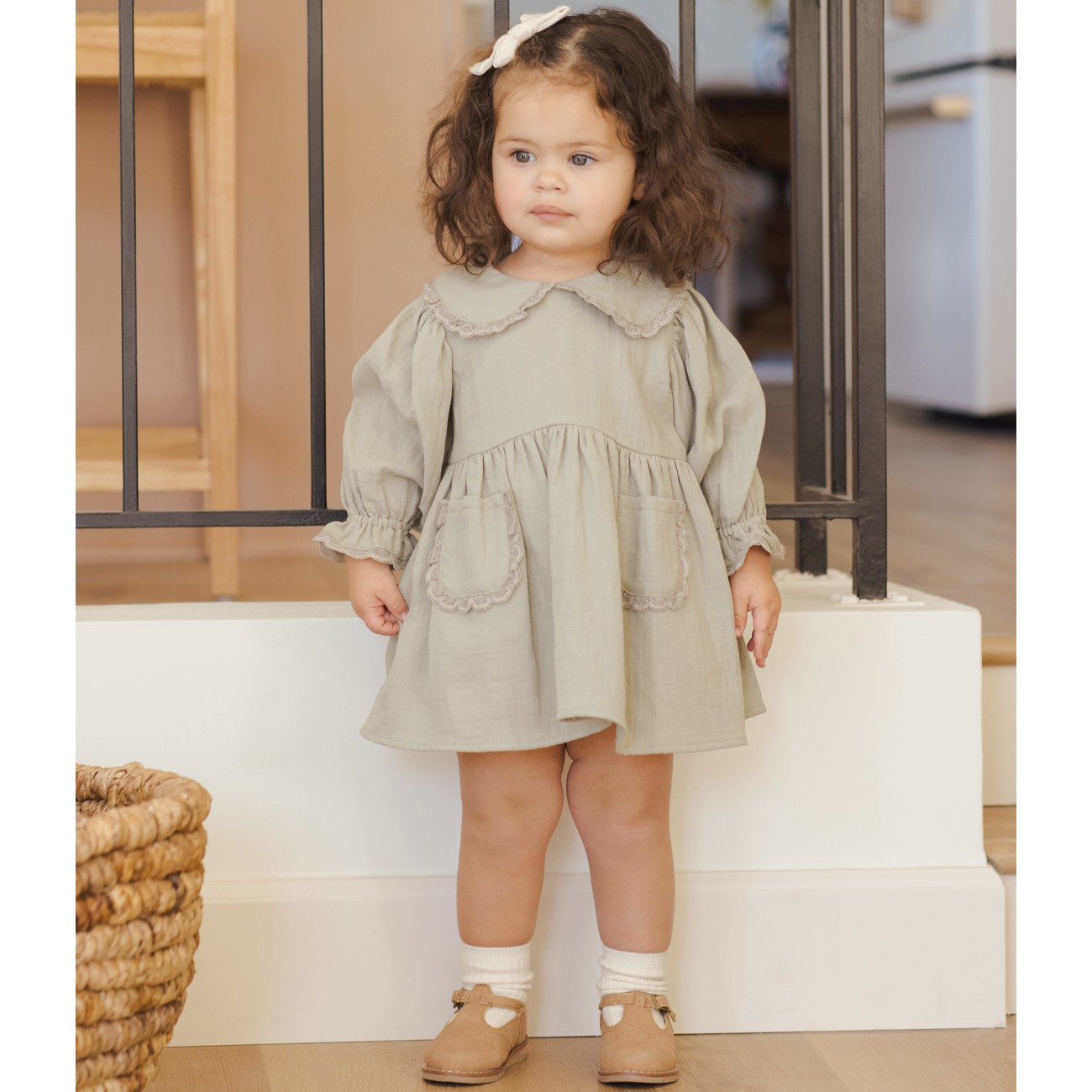 Marisol Dress Steel Blue