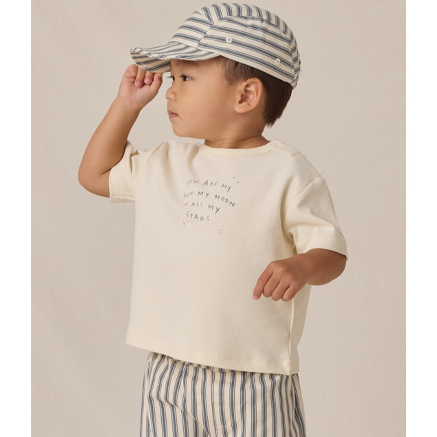 Boxy Tee Sun, Moon & Stars