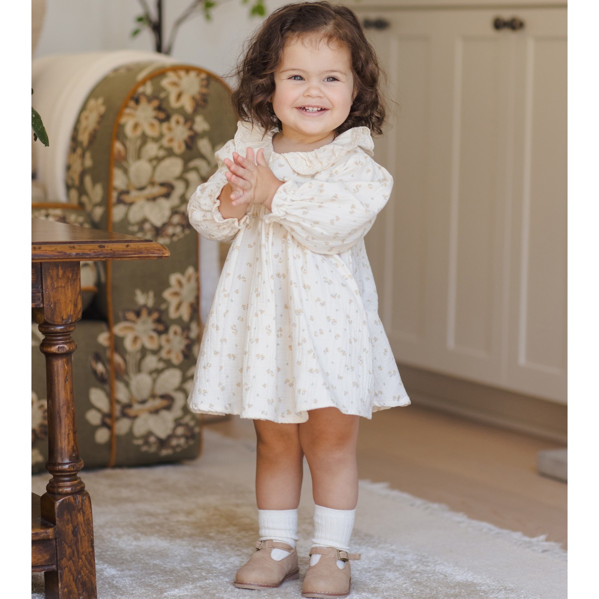 Callie Dress Golden Floral