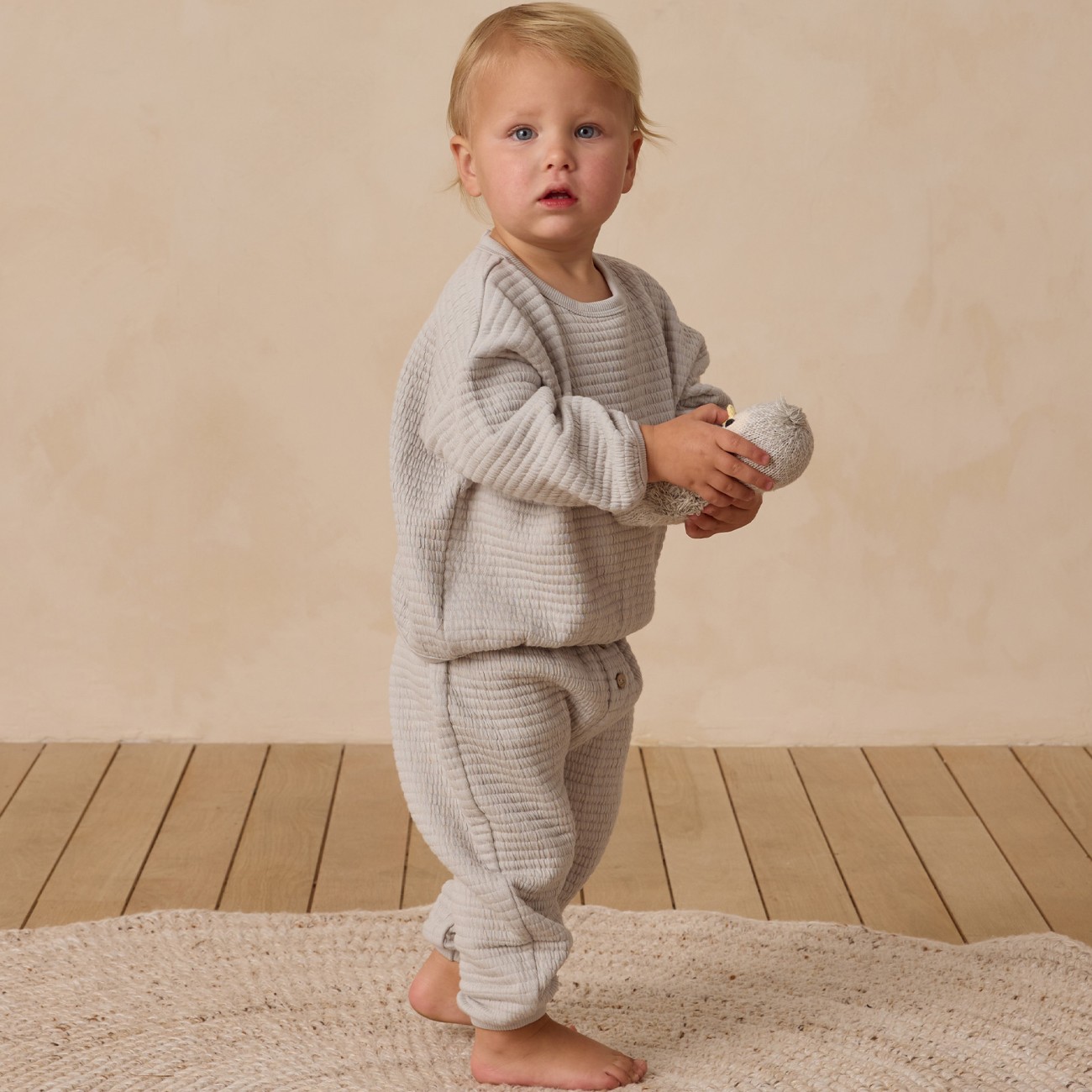 Textured Sweat Set Frost