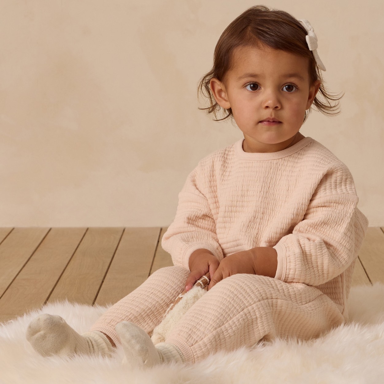 Textured Sweat Set Antique