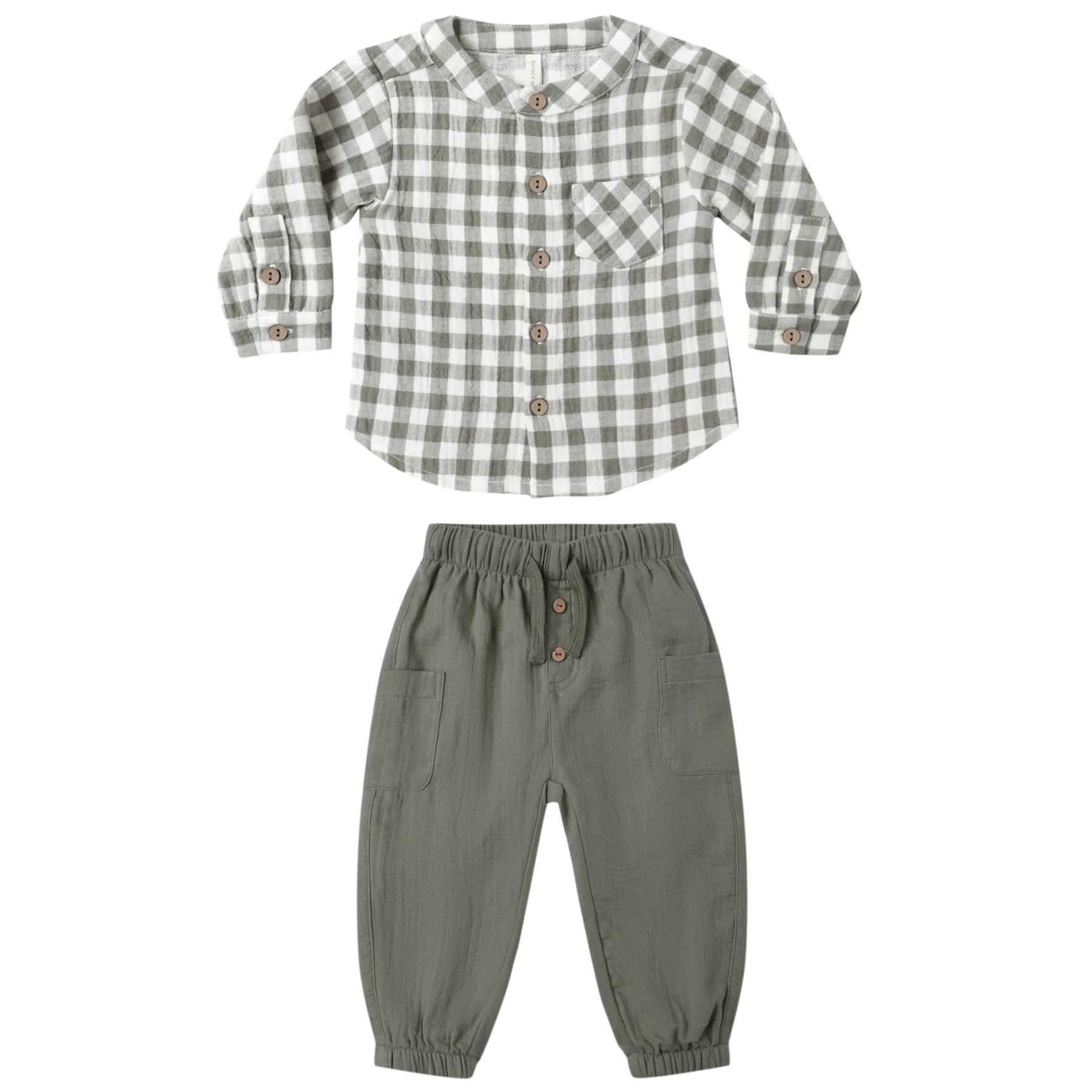 Forest Check Milo Shirt & Forest Luca Pants