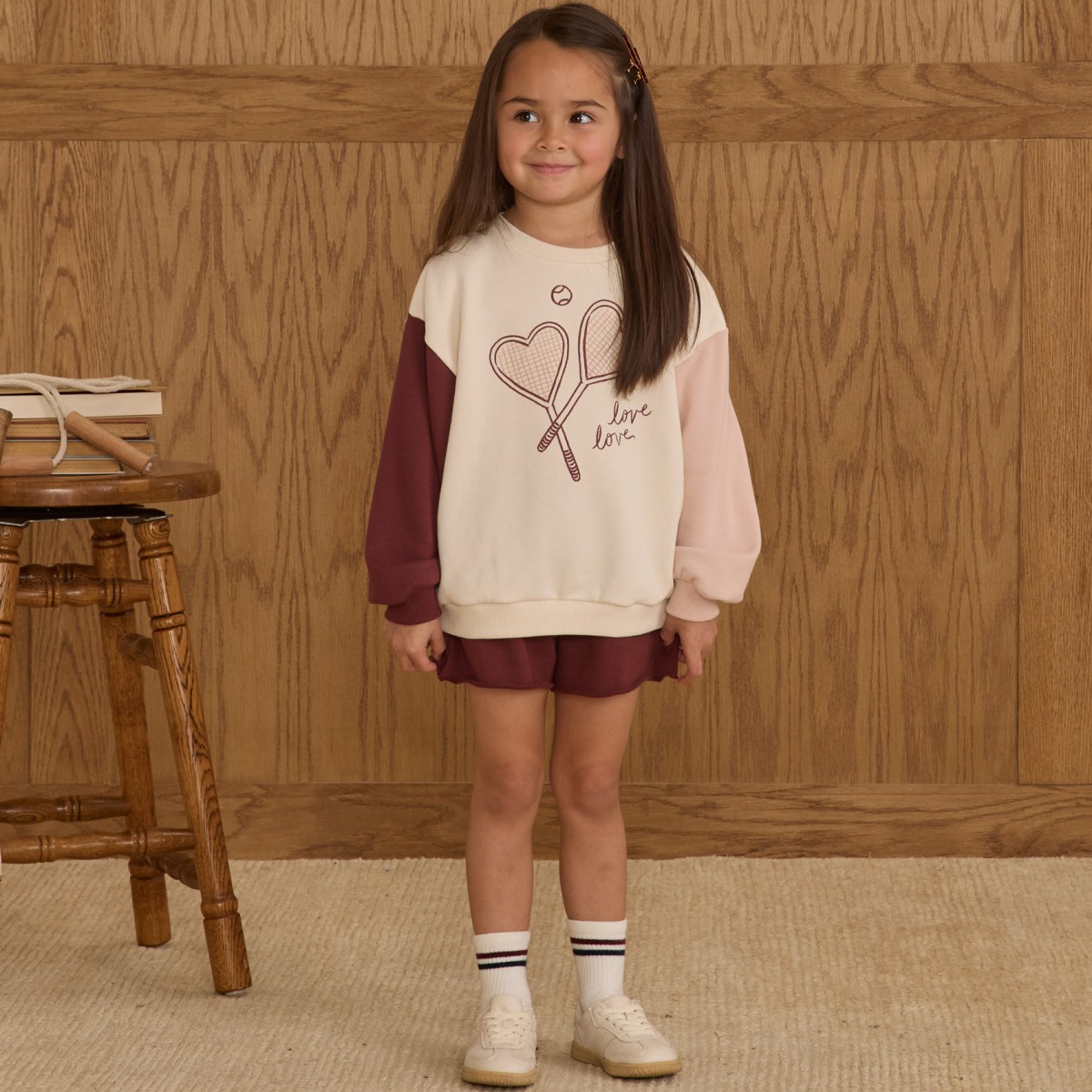 Love Legend Sweatshirt & Burgundy Sweat Short