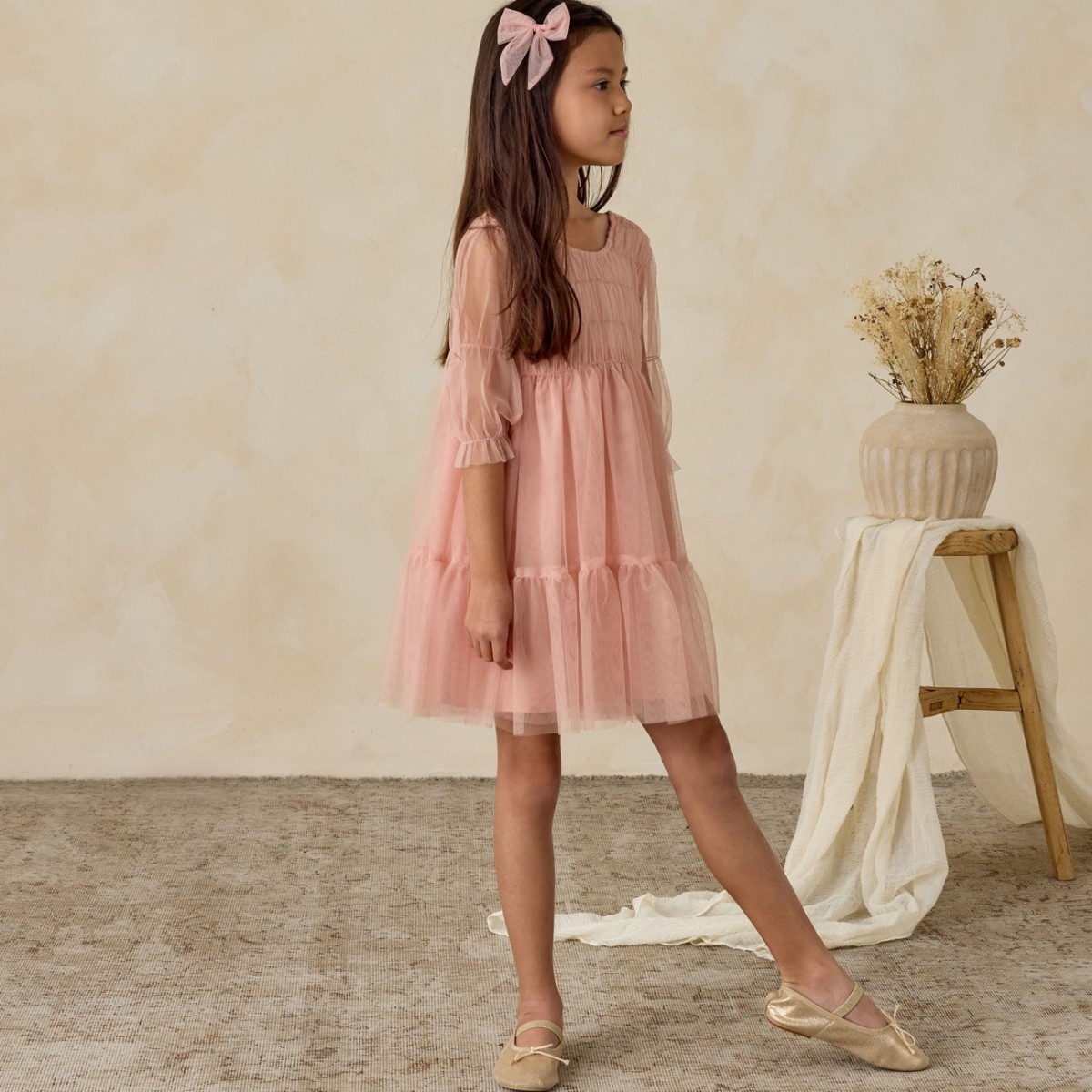 Coralie Dress Rose