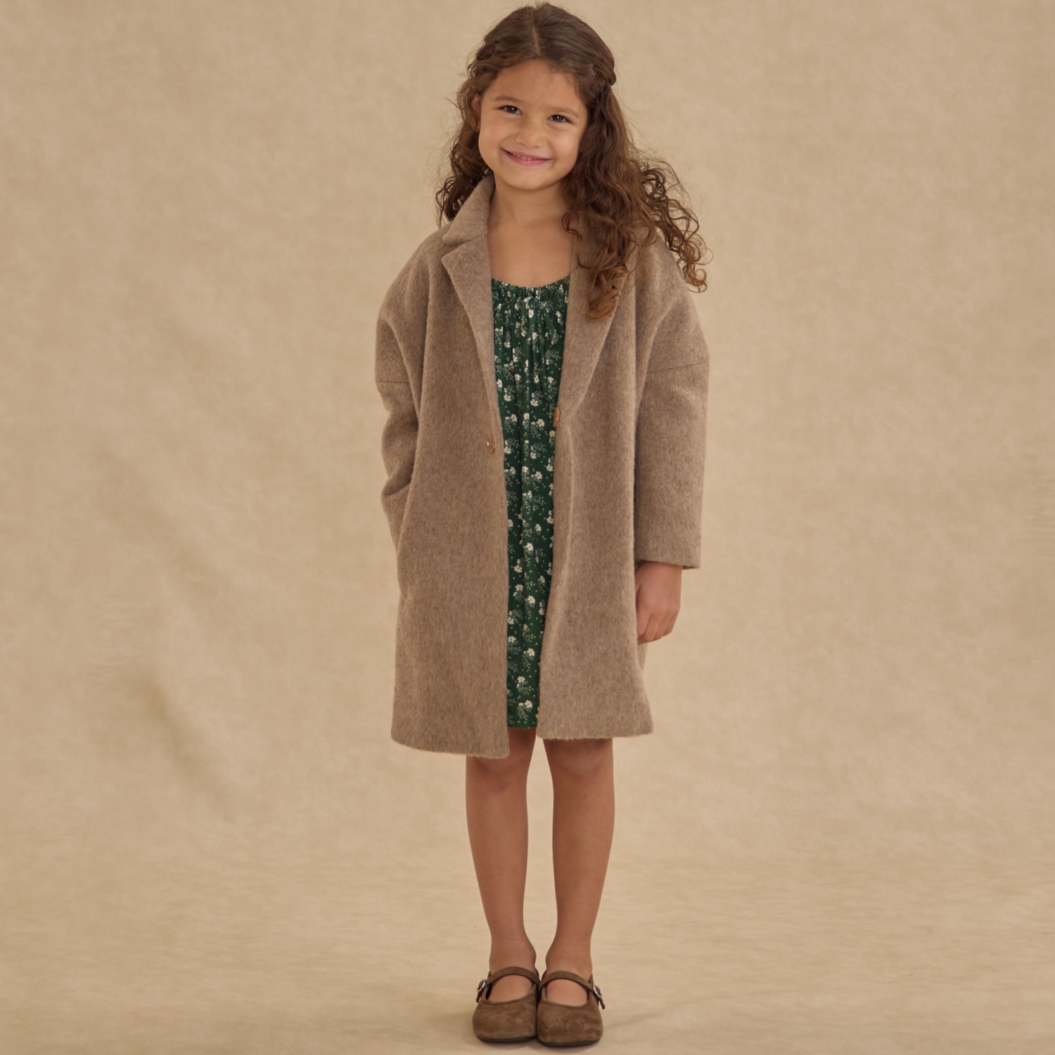 Presley Longline Coat Camel