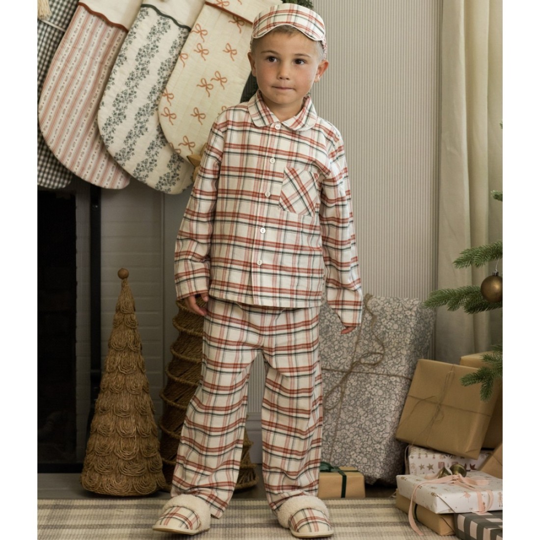 Long Sleeve Pajamas Holiday Flannel