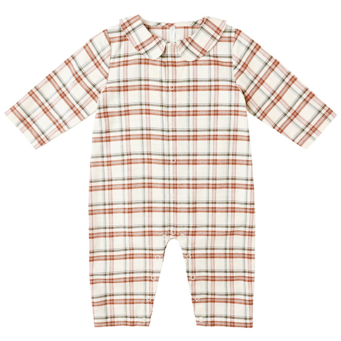 Baby Pajama Romper Holiday Flannel