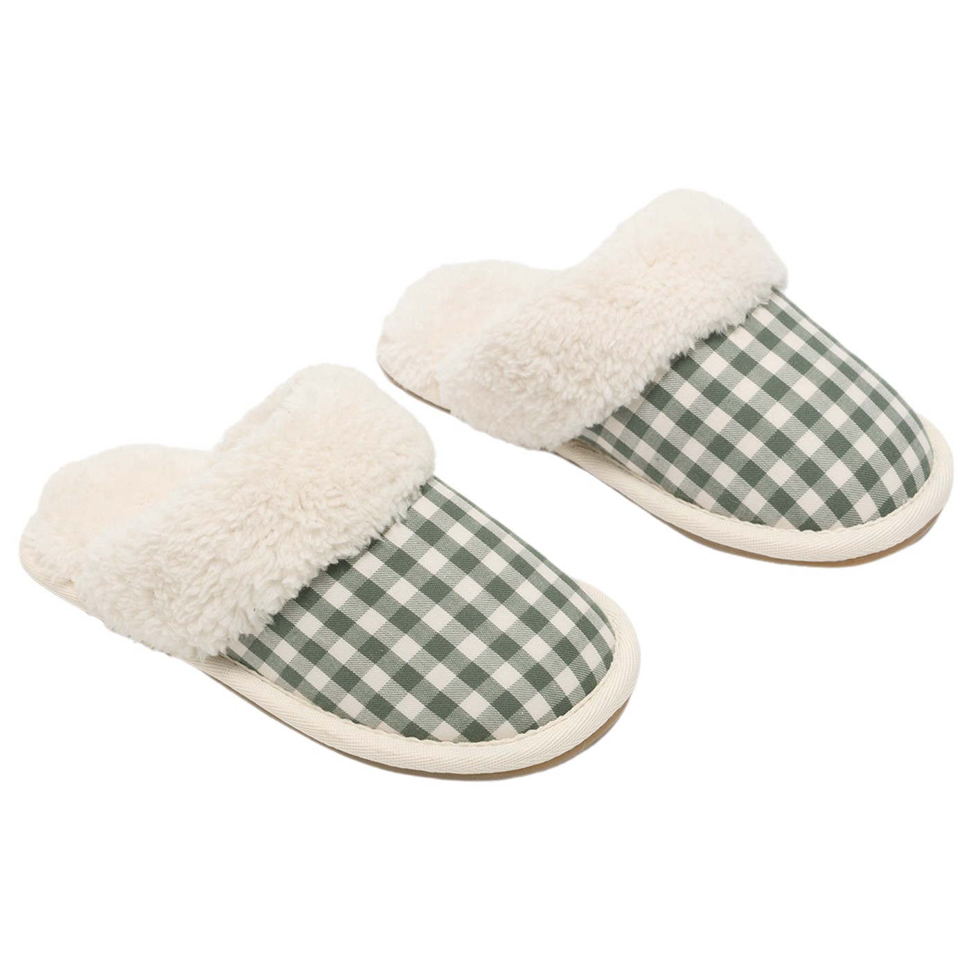 Slippers Evergreen Gingham