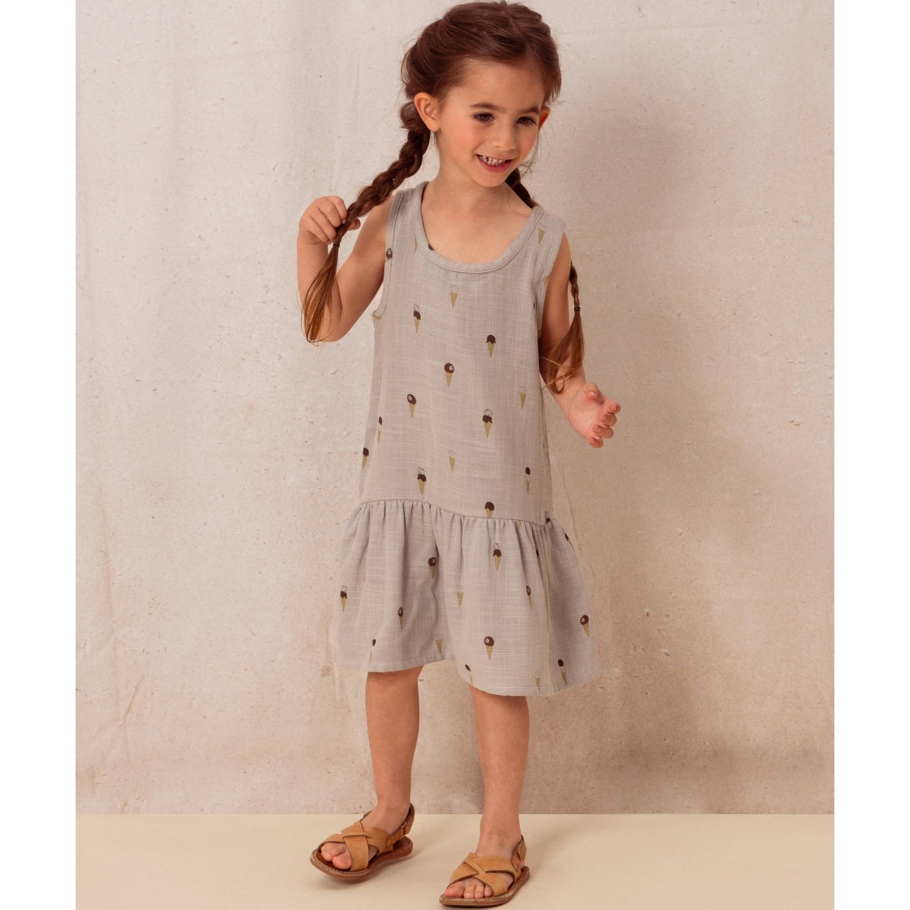 Dress Playa Grey Blue Ice Cream