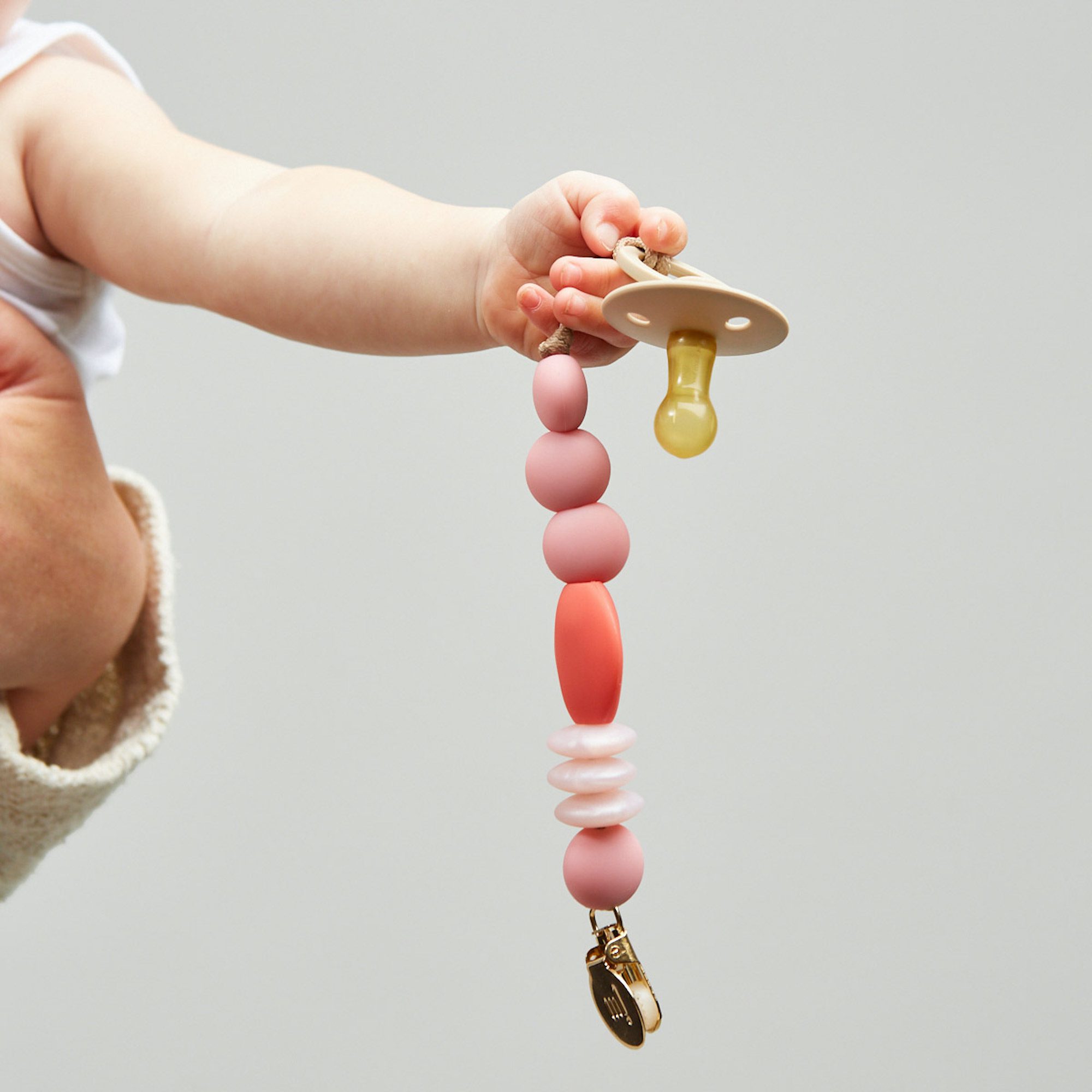 Rose Pacifier Clip