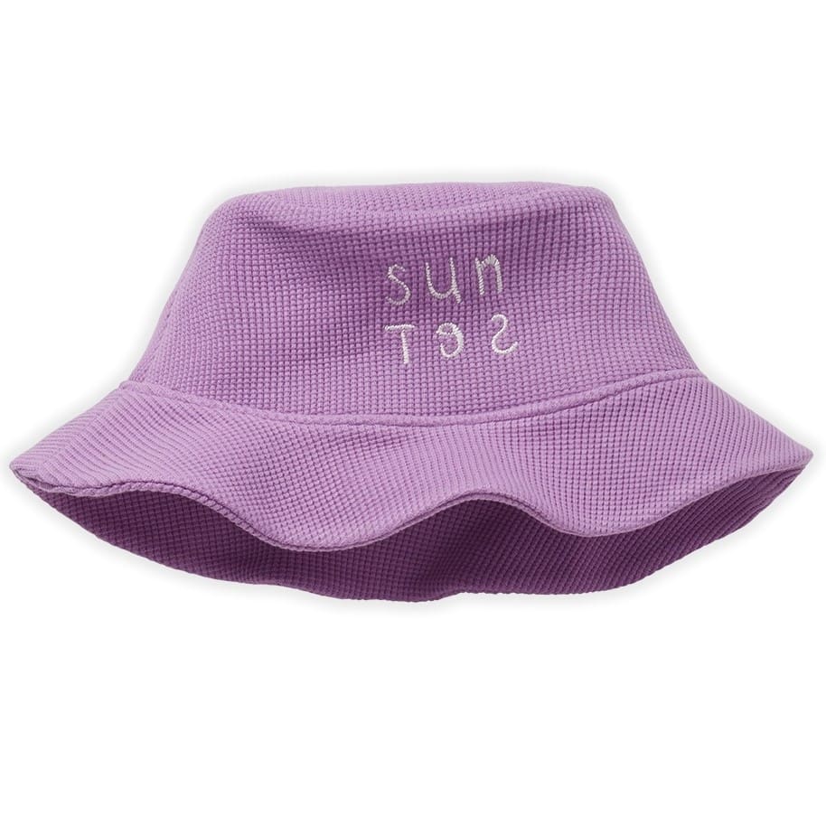 Bucket Hat Waffle Sunset