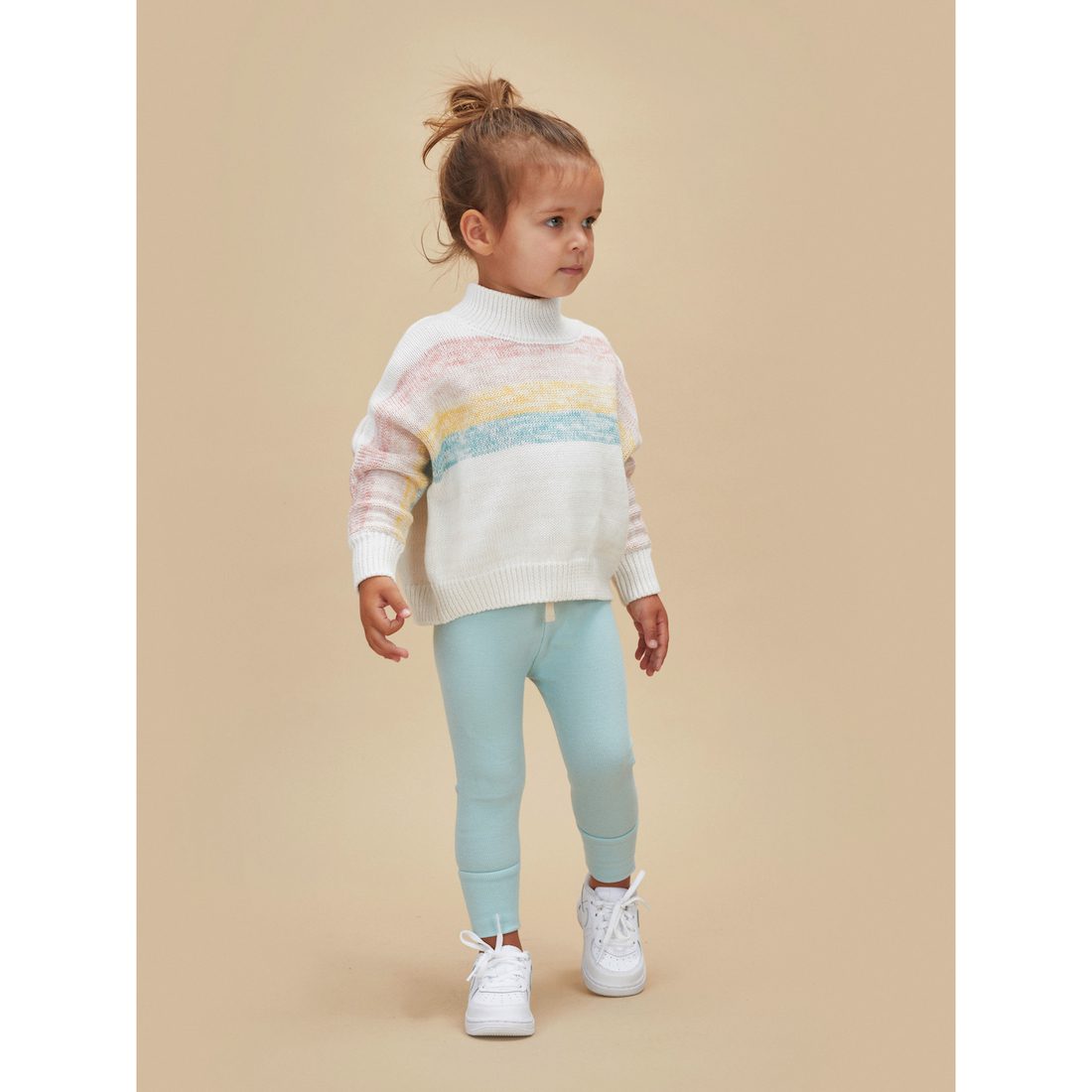 Over The Rainbow Knit Jumper & Sea Rib Legging