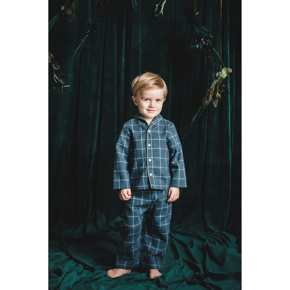 Sam Pjyama | Green Tartan