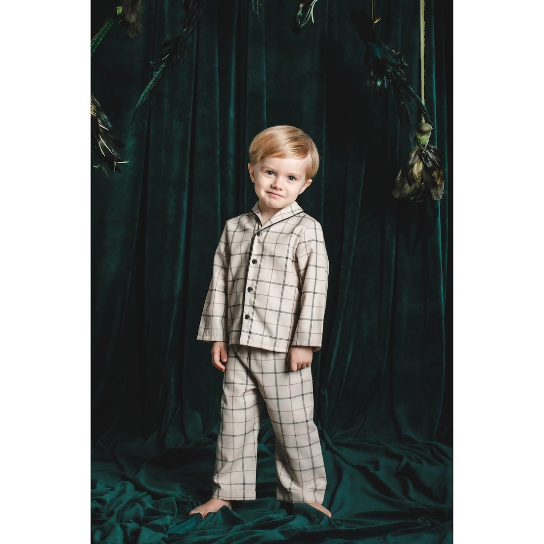 Sam Pjyama | Beige Checks