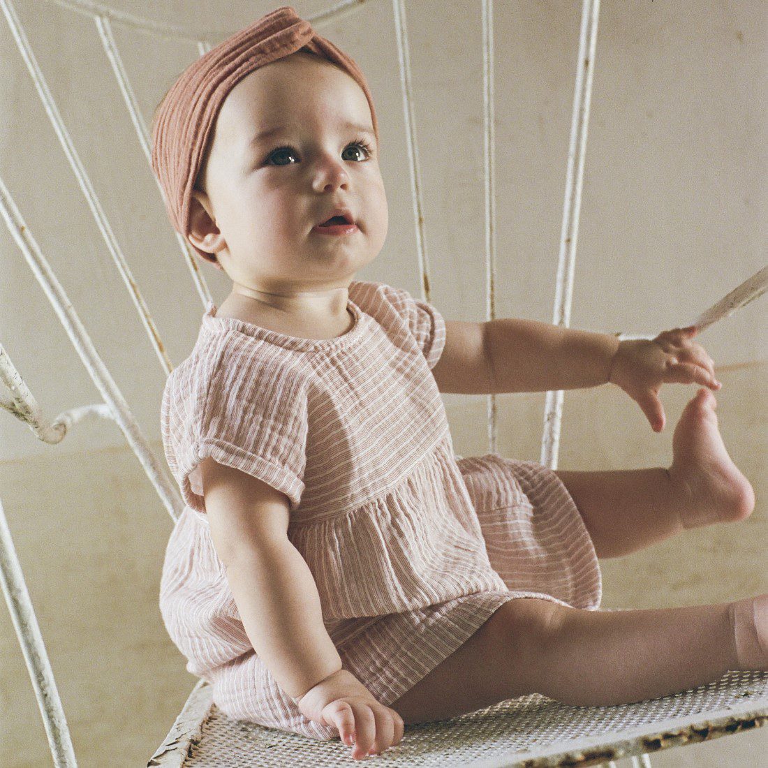 Cindy Gauze Stripe Dress