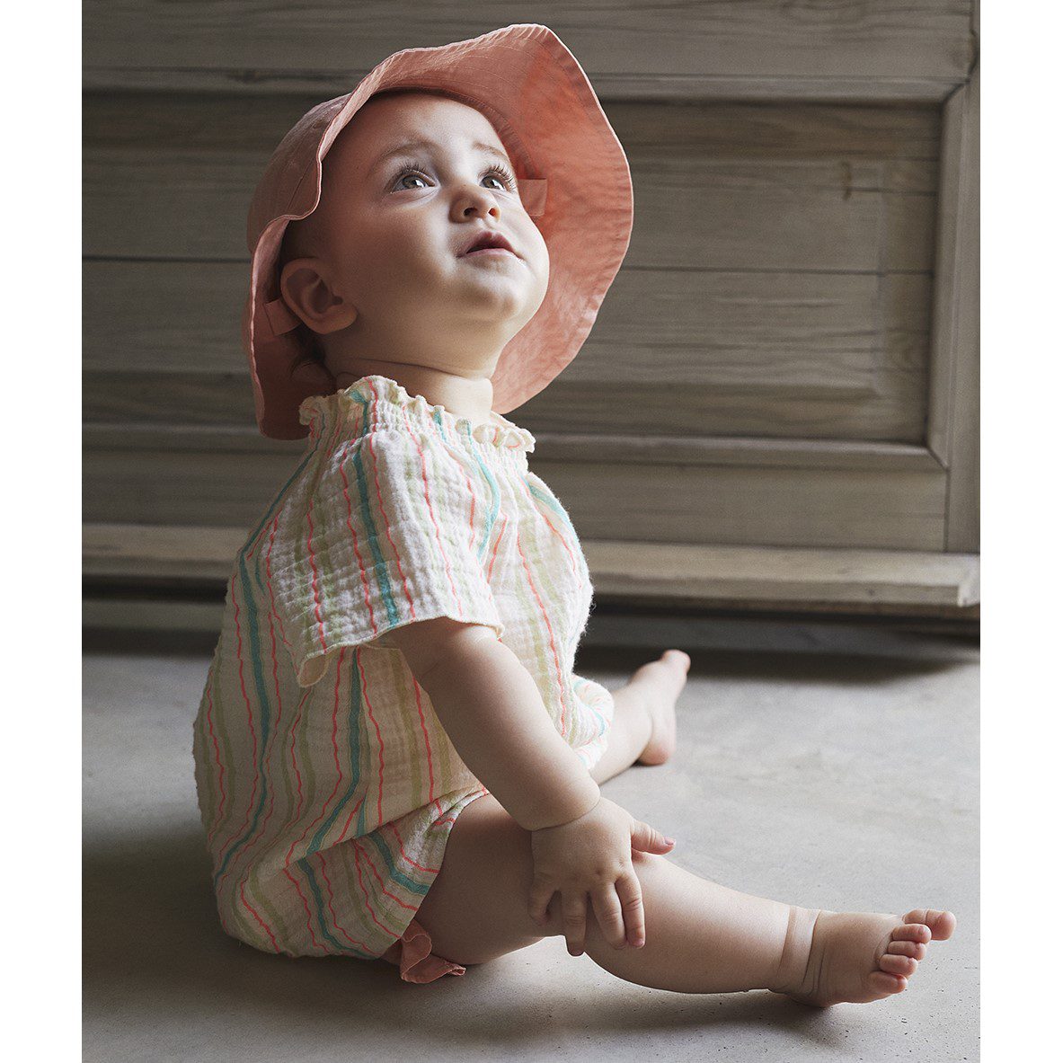 Muslin Stripes Baby Dress