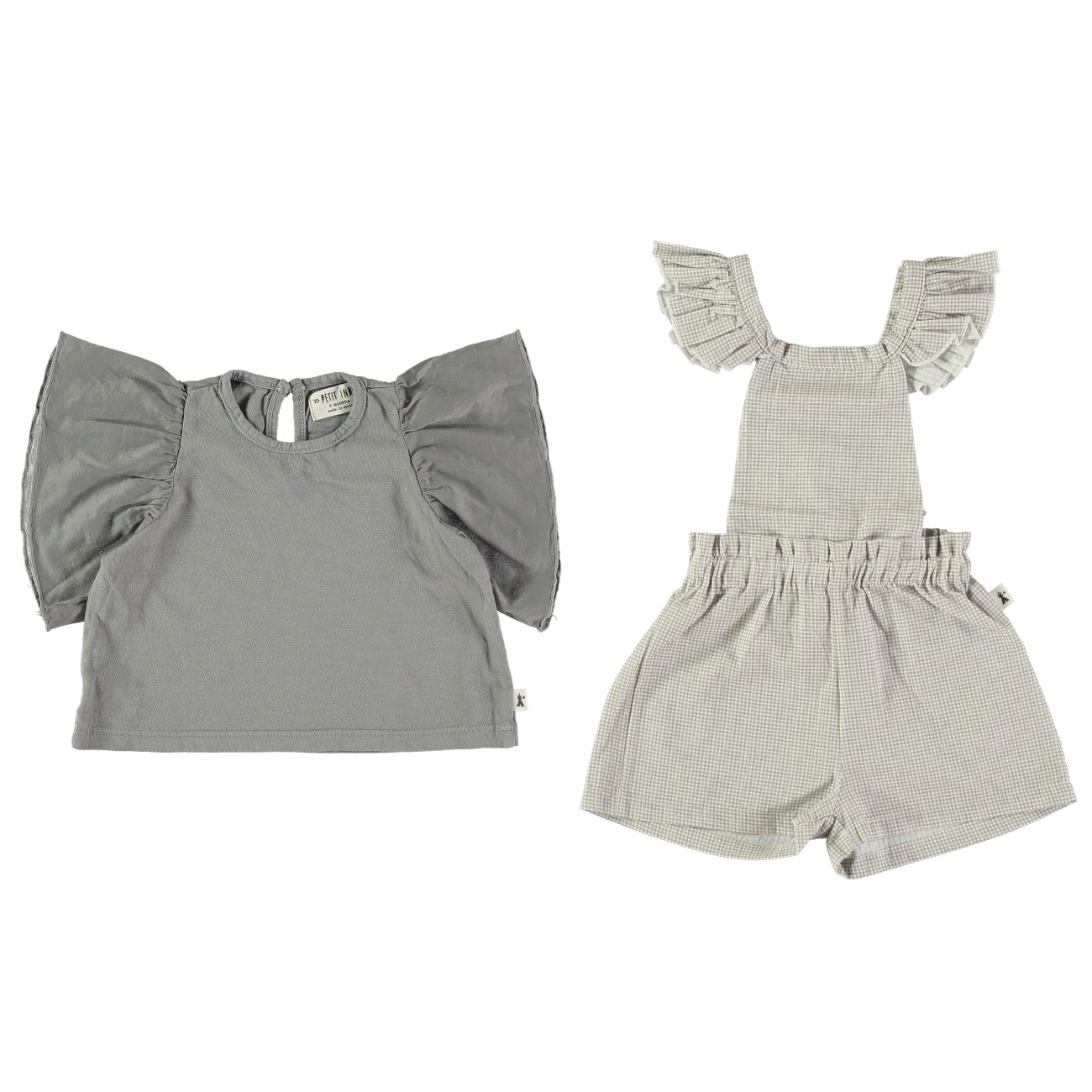 Wild Dove Knit Blouse & Overall