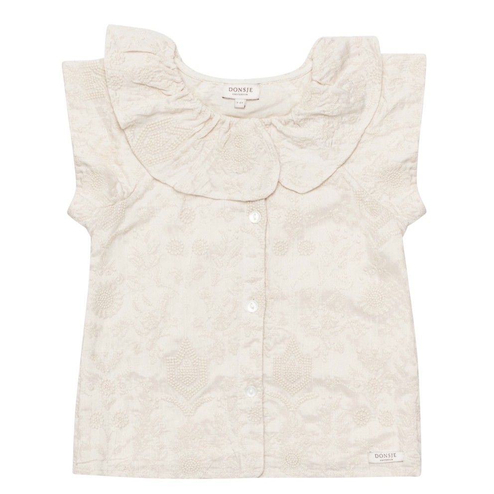 Miesi Blouse Warm White Flowers