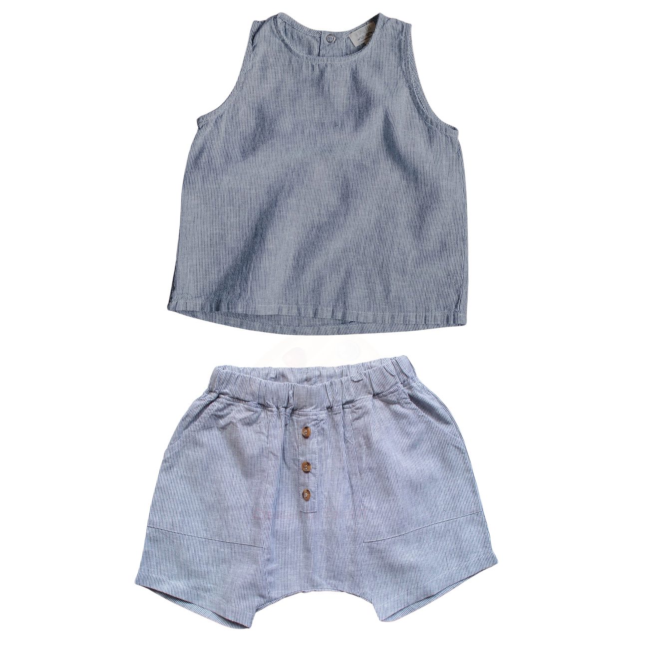 The Wilder Tank & The Explorer Short | French Stripe