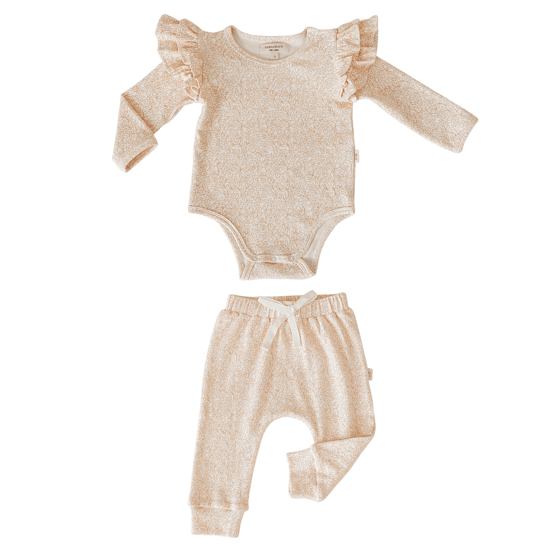 Bodysuit & Relaxed Fit Leggings | Honey Floral