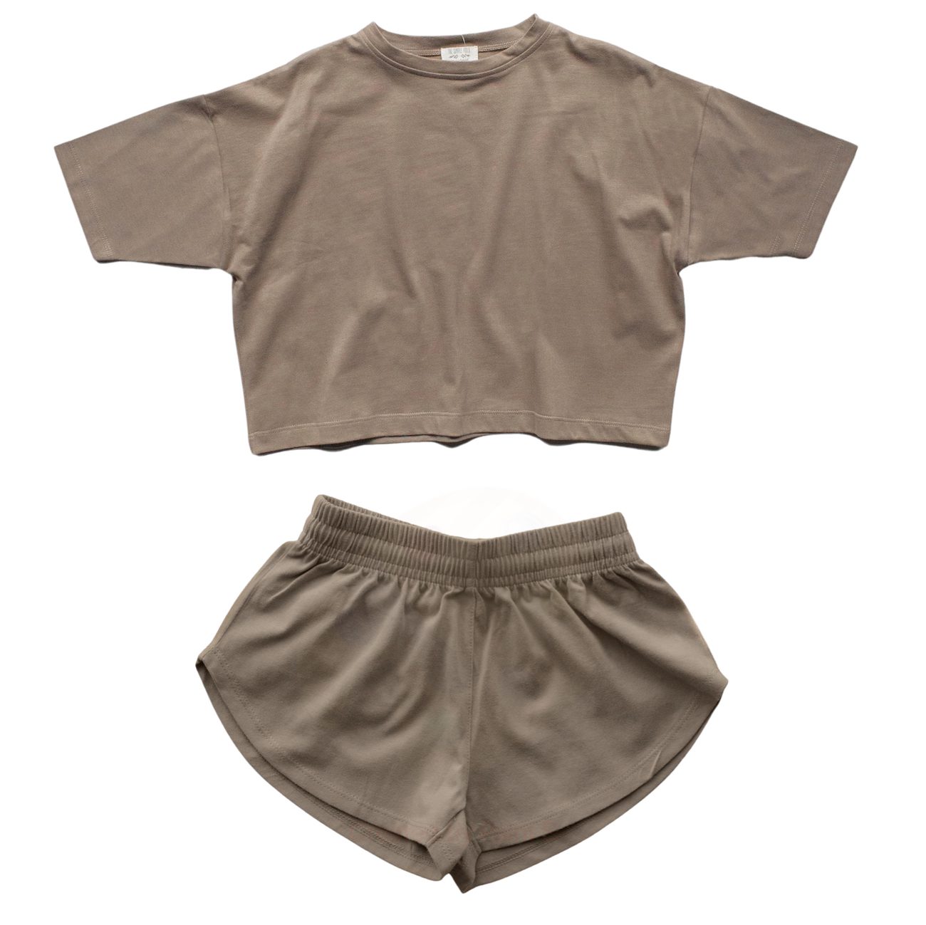 The Oversized Tee & The Adventure Short | Mushroom