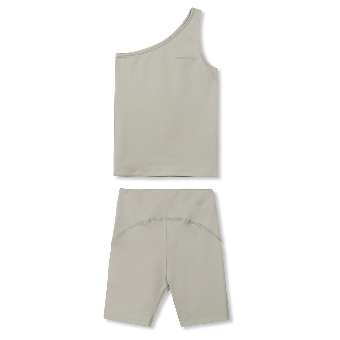 One Shoulder Top & Biker Short