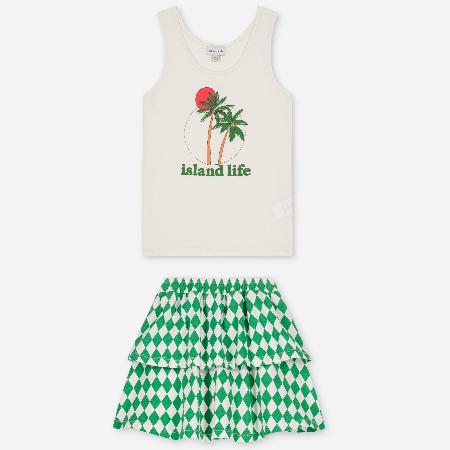 Marcel Island Life & Jupe Lila Green Diamonds