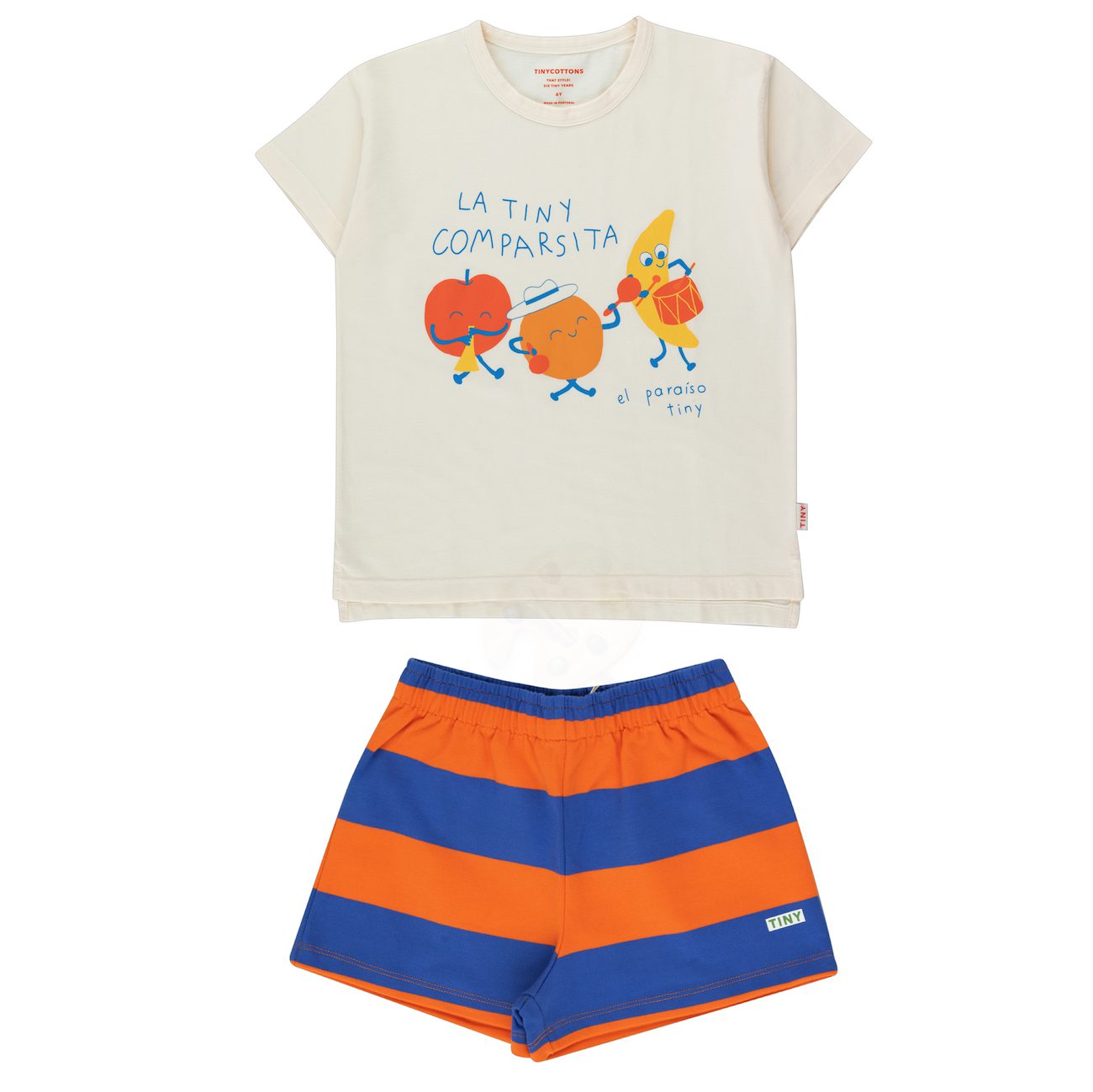 Comparista Tee & Tiny Stripes Short | Set