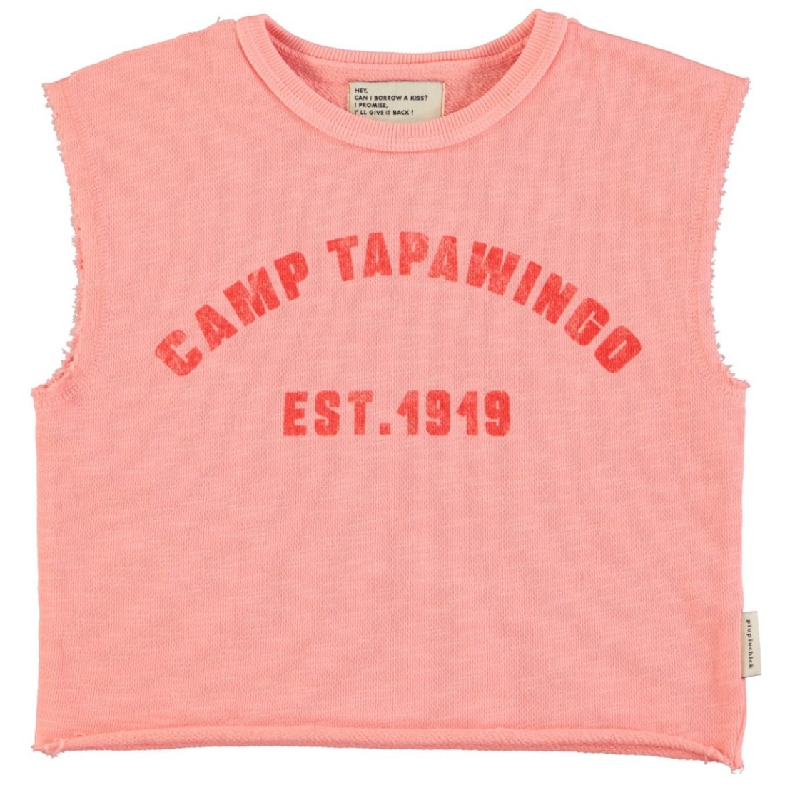 Sleeveless Tshirt | Pink W/ 