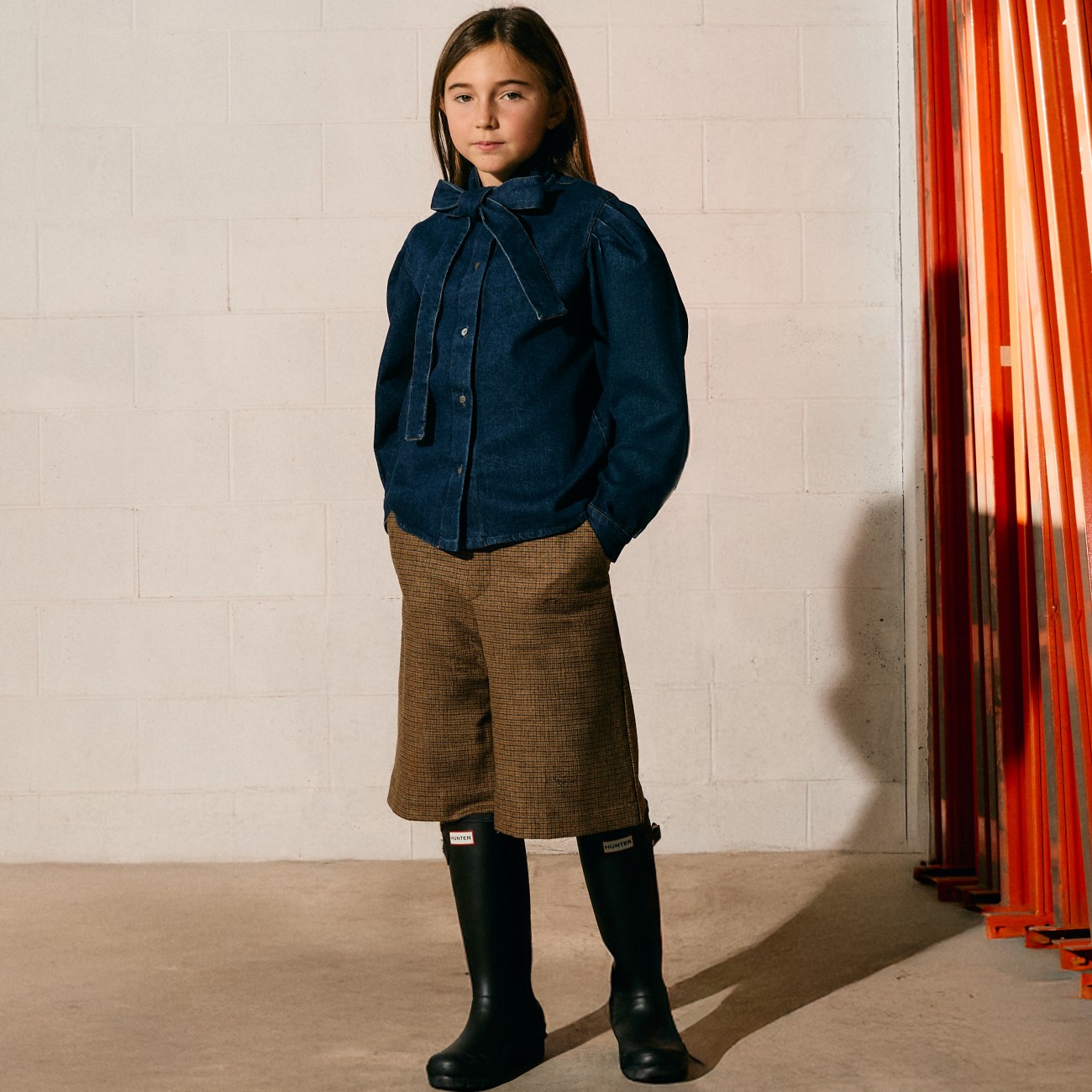 Houndstooth Check Bermuda