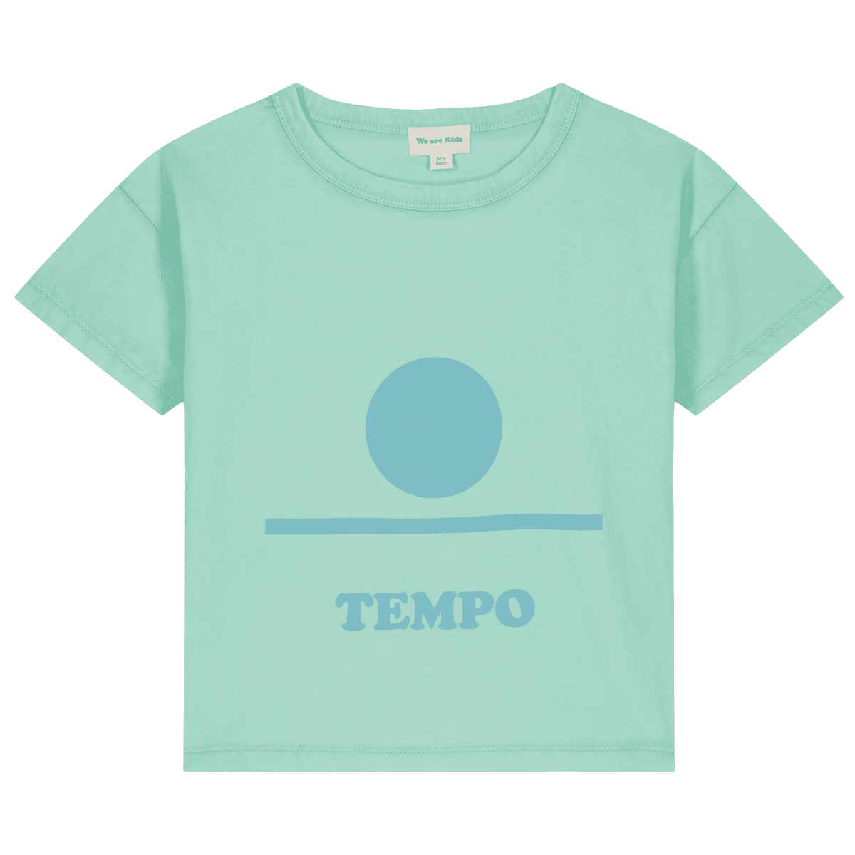Tee Dylan Jersey Tee | Aqua + Print Tempo