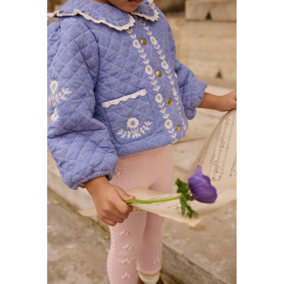 Coat Jouliana Blue Chambray