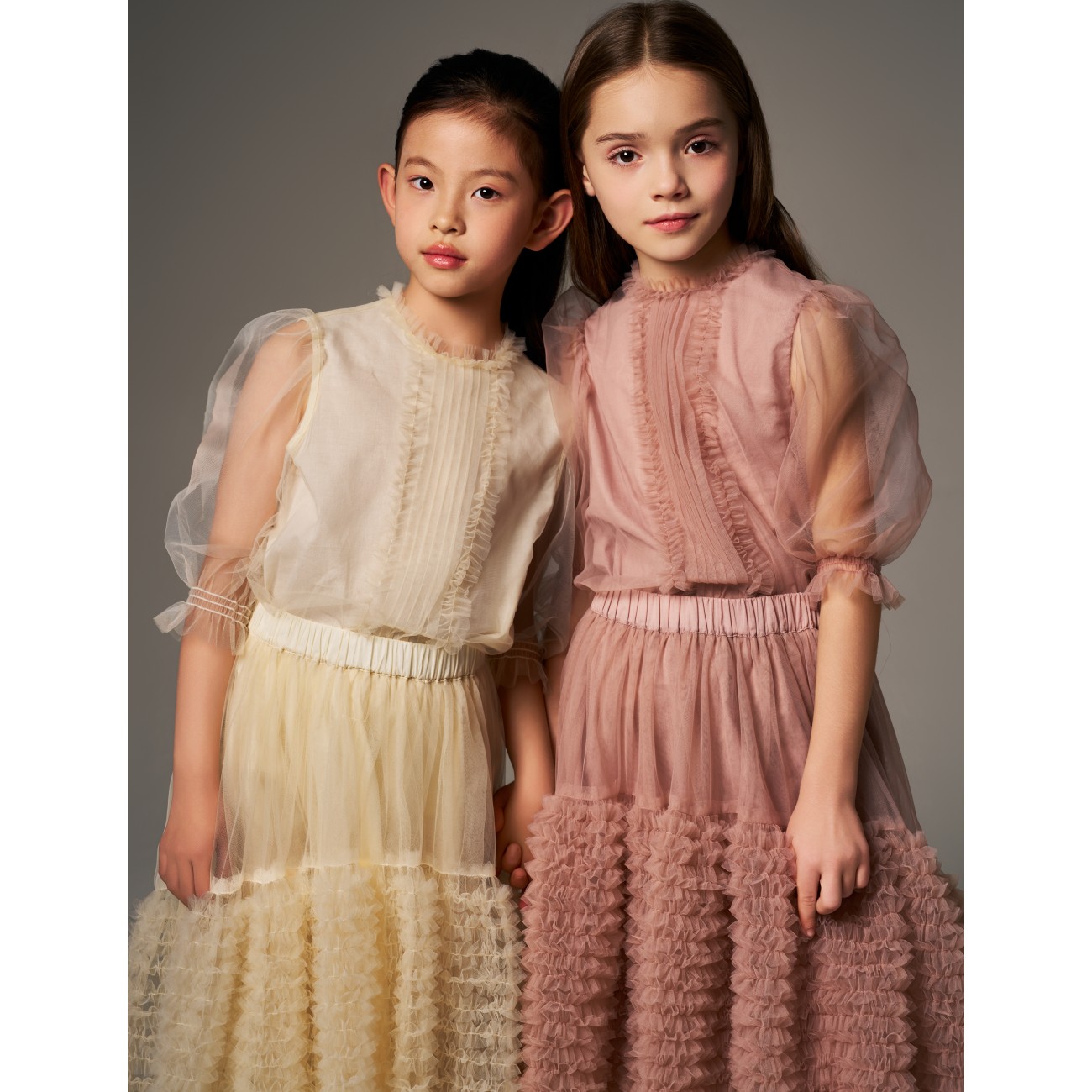 Catherine Shirt & Angel Skirt Dusty Pink