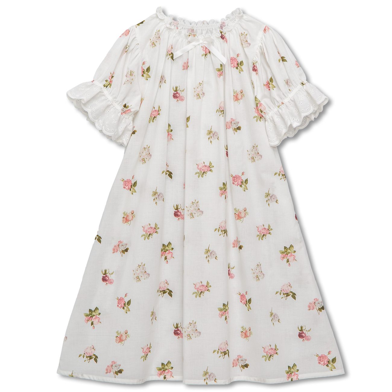 Vanessa Nightdress | Pink Roses