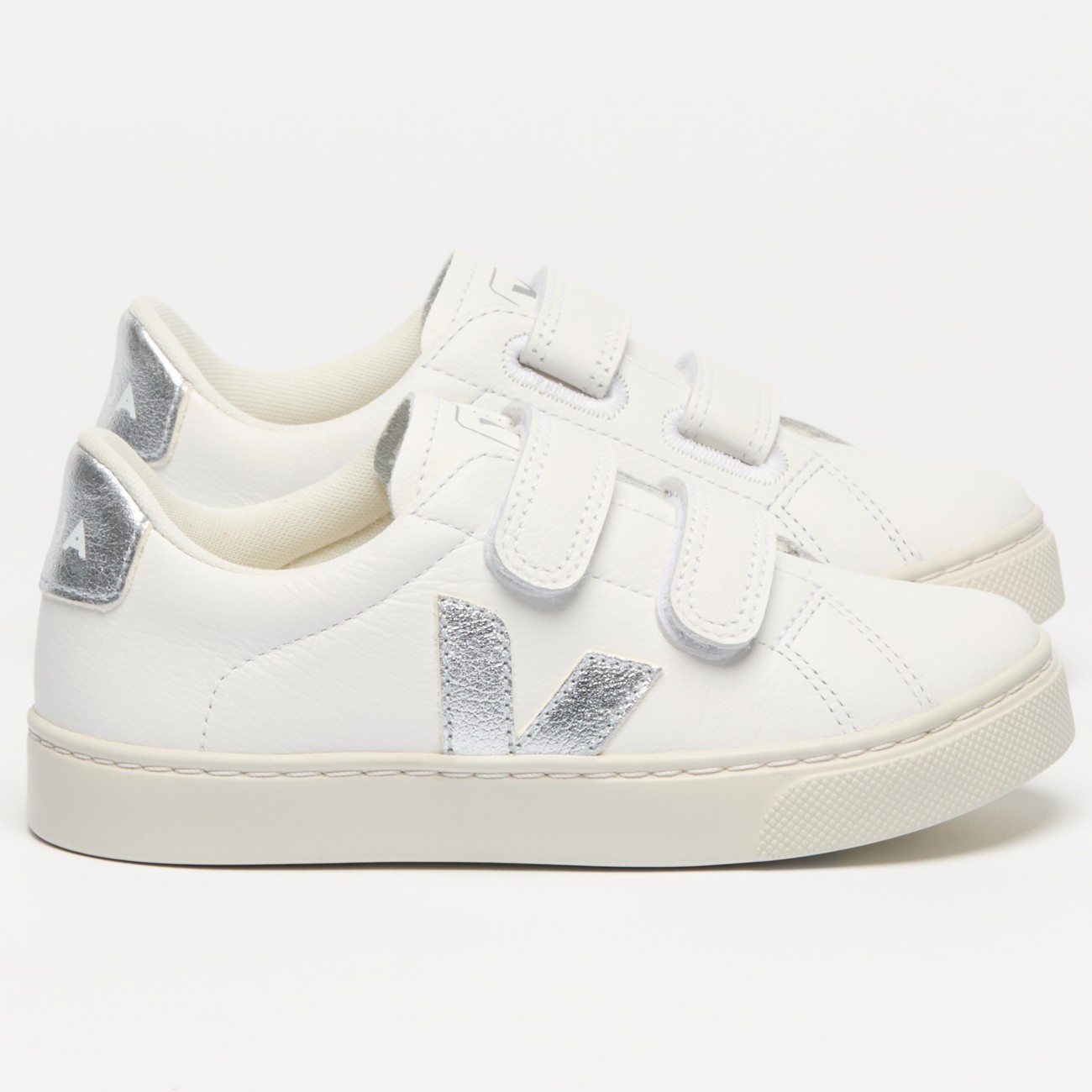 Esplar Leather White Silver