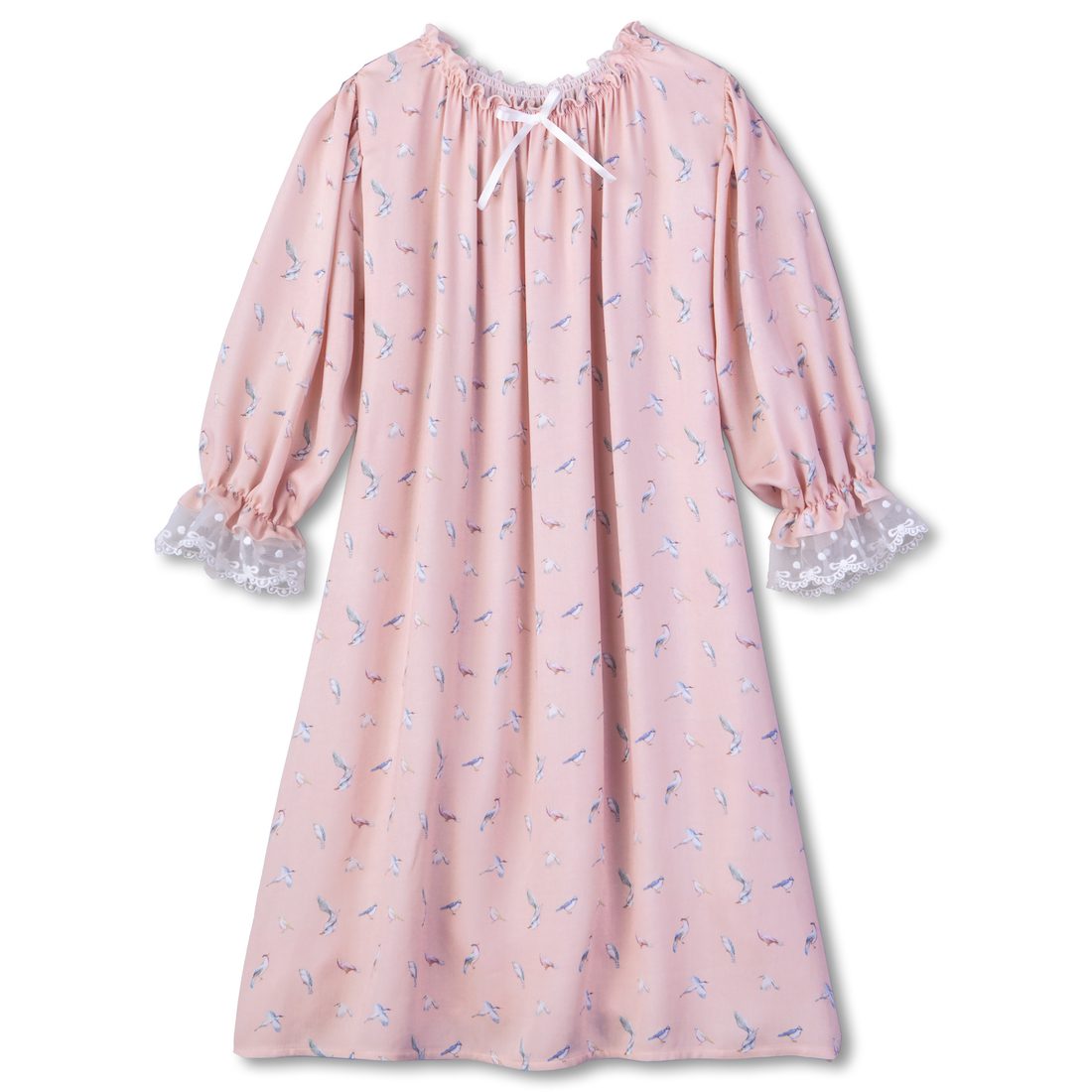 Victoria Nightdress | Pink Birds