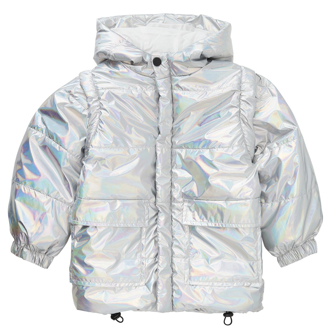 Silver Nylon Jacket