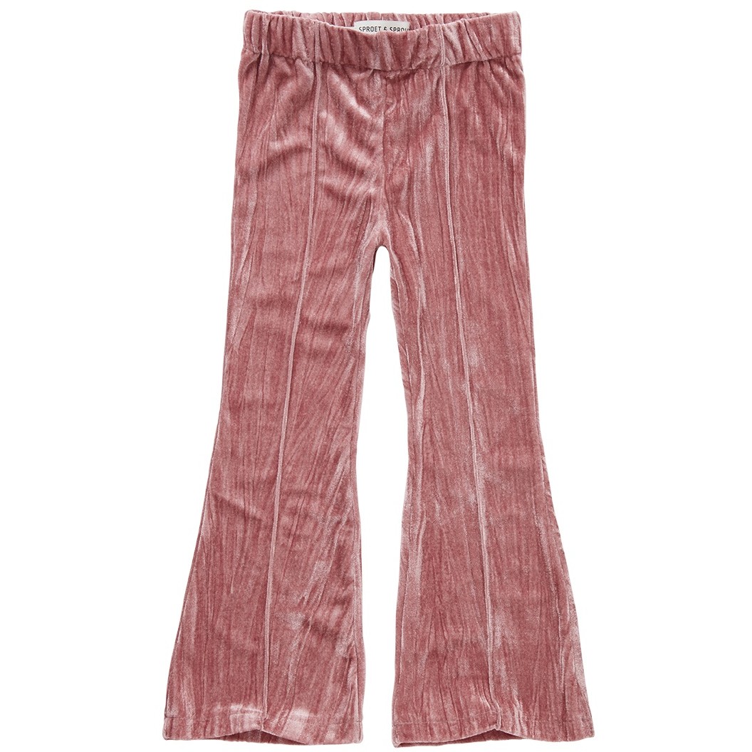 Velvet Flare Pants